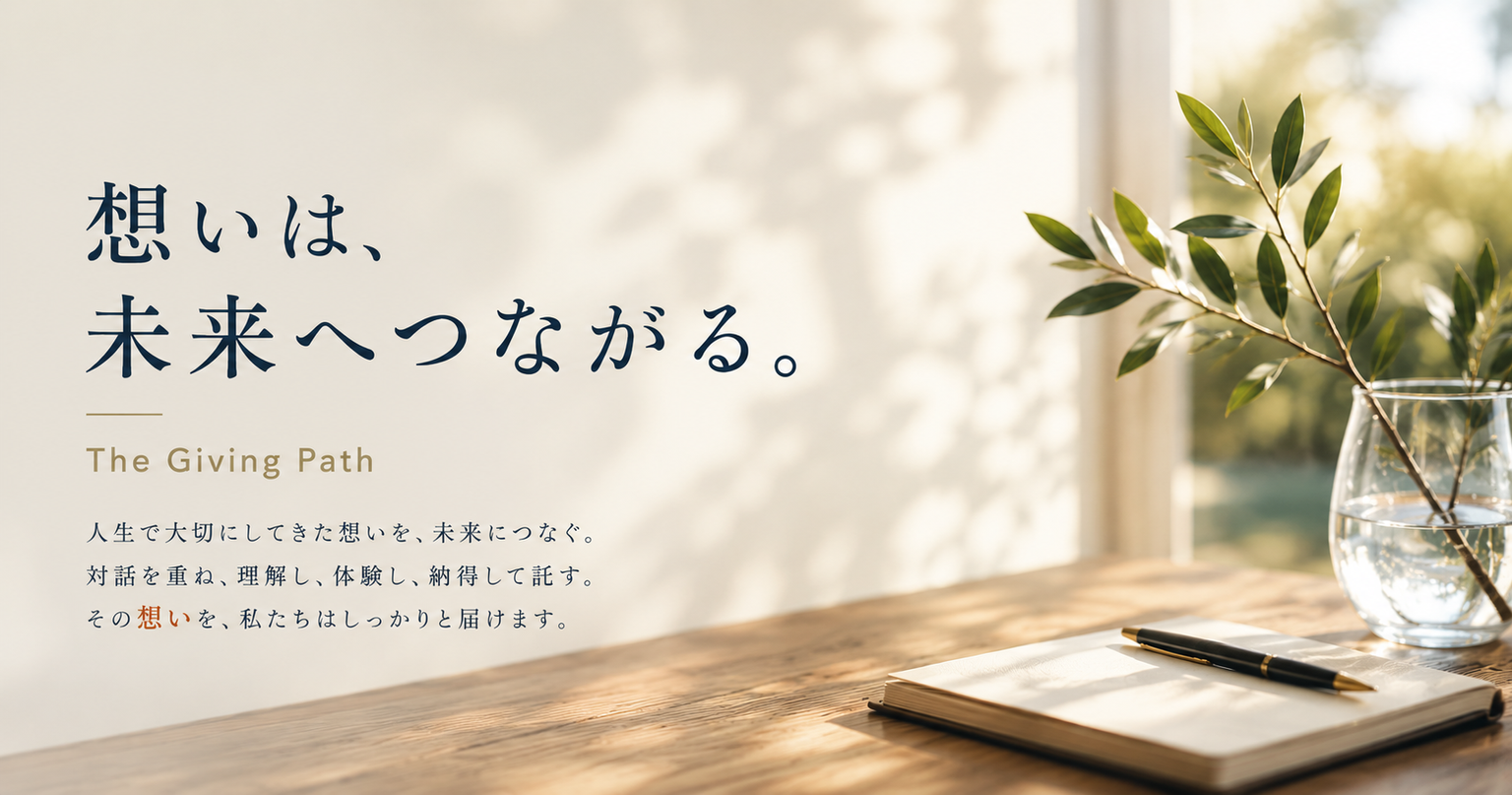 寄付の、その先へ。想いを未来につなぐということ